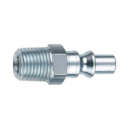 Tru-Flate Steel Air Plug 1/4 in. Male 1 pc
