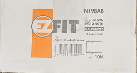 Staple EZ 16g 7/16x1-3/4 Crn