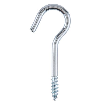 Ace Small Zinc-Plated Silver Steel 1.6875 in. L Ceiling Hook 25 lb 8 pk