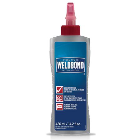 Weldbond High Strength Polyvinyl acetate homopolymer White All Purpose Adhesive 14.2 oz