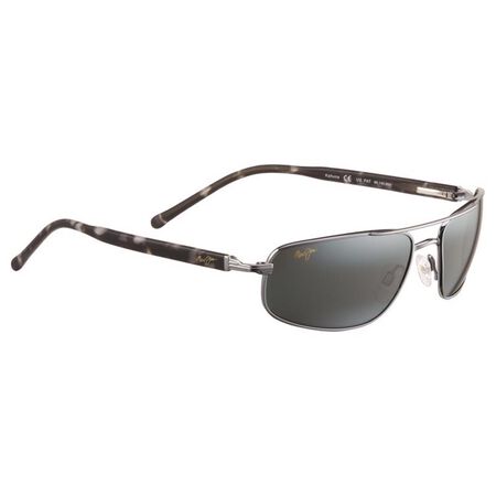 Maui Jim Kahuna Sunglasses Men's Gunmetal Frame Neutral Gray Lens Polarized