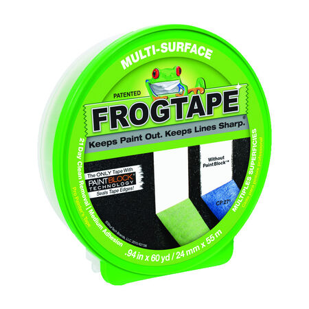 FrogTape 0.94 in. W X 60 yd L Green Medium Strength Painter's Tape 1 pk