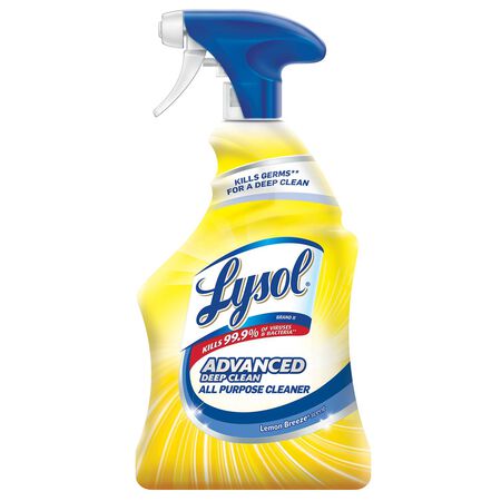 Lysol Advanced Deep Clean Lemon Breeze Scent All Purpose Cleaner Liquid 32 oz