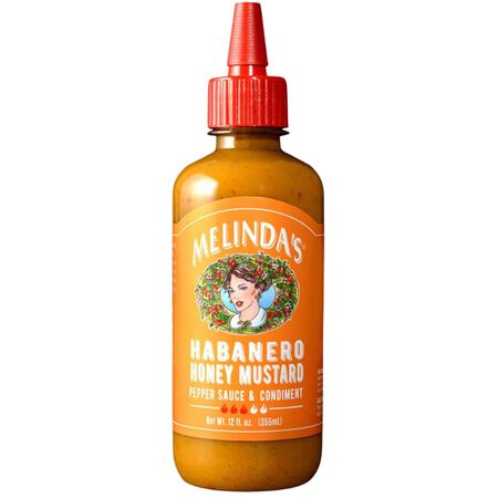 Melinda's Hot Habanero Honey Mustard Pepper Sauce 12 oz.