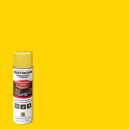 Rust-Oleum Industrial Choice High Visibility Yellow Inverted Marking Paint 17 oz