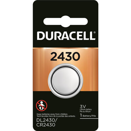 Duracell Lithium 2430 3 V 285 Ah Medical Battery 1 pk