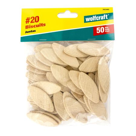 Wolfcraft No. 20 Biscuits 50 Piece