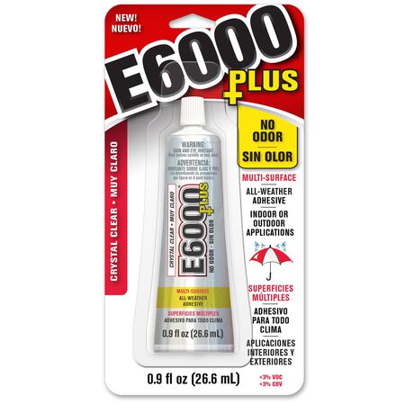 E6000 High Strength Clear All-Weather Adhesive 0.9 oz