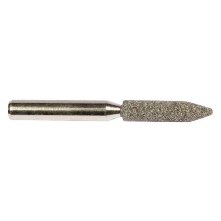 Forney 1-1/8 in. D X 1/4 in. L Aluminum Oxide Stem Mounted Point Cone 50510 rpm 1 pc