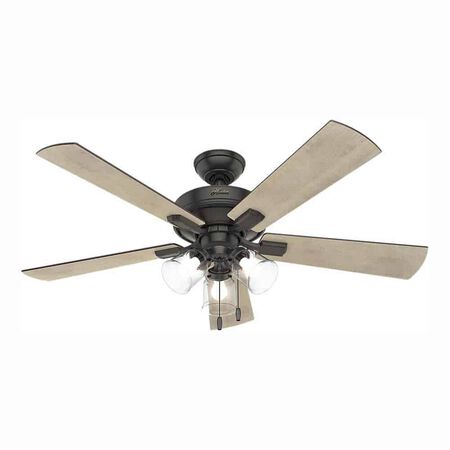 Crestfield 52 in. LED Indoor Noble Bronze Ceiling Fan with 3-Light Kit