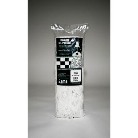 Elite Mops and Brooms 24 oz Cut End Rayon Mop Refill 1 pk