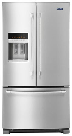 36- Inch Wide French Door Refrigerator with PowerCold® Feature - 25 Cu. Ft.