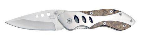 Frost Cutlery Night Silence Stainless Steel Pocket Knife Brown/Silver