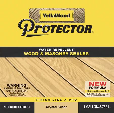 Protectr 1 gal. Crystal Clear Water Repellent Exterior Wood Sealer