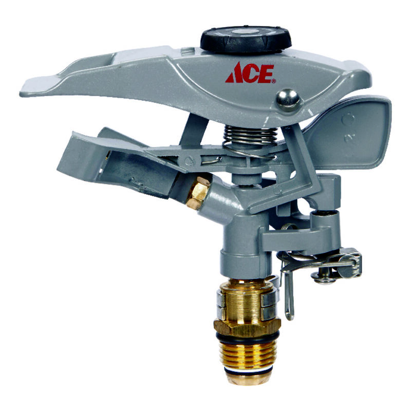 Ace Metal Spike Impulse Sprinkler Head 5700 sq. ft. Stine Home + Yard
