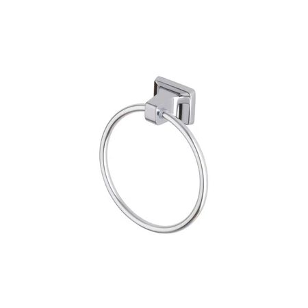 OakBrook Collection Chrome Towel Ring Die Cast Zinc