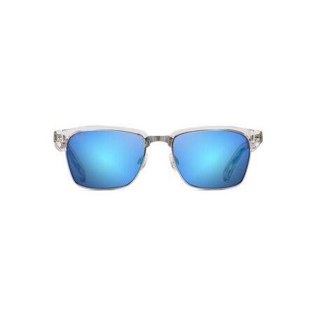 Maui Jim Kawika Sunglasses Unisex Crystal Frame Blue Hawaii Lens Polarized