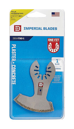 Imperial Blades One Fit 2-1/2" Diamond Grit Segment Boot Blade, 1PC