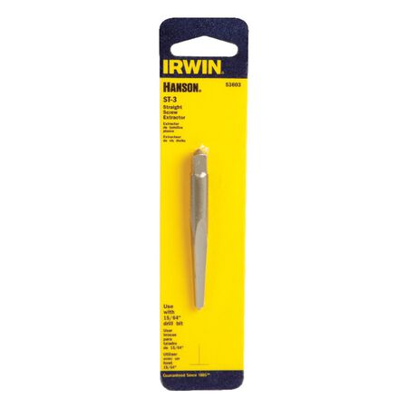 Irwin Hanson 15/64 in. X 15/64 in. D Carbon Steel Straight Screw Extractor 6 in. 1 pc