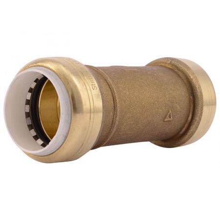 SharkBite Push to Connect 1 in. IPS in. X 1 in. D IPS Brass Coupling