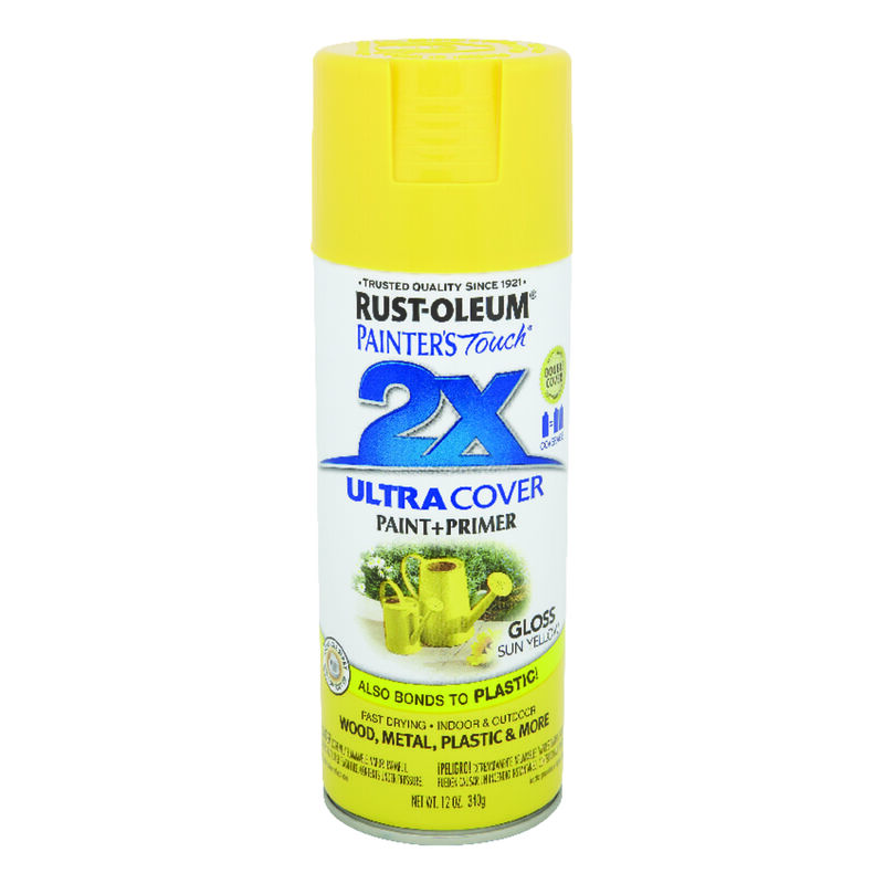 RustOleum Painter's Touch 2X Ultra Cover Gloss Sun Yellow Paint