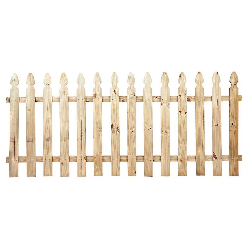 Fence Panel 4x8 Treated Gothic Stine Home Yard The Family