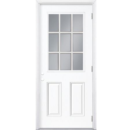 Steel Entry Door Left Hand - 32 in. x 80 in 