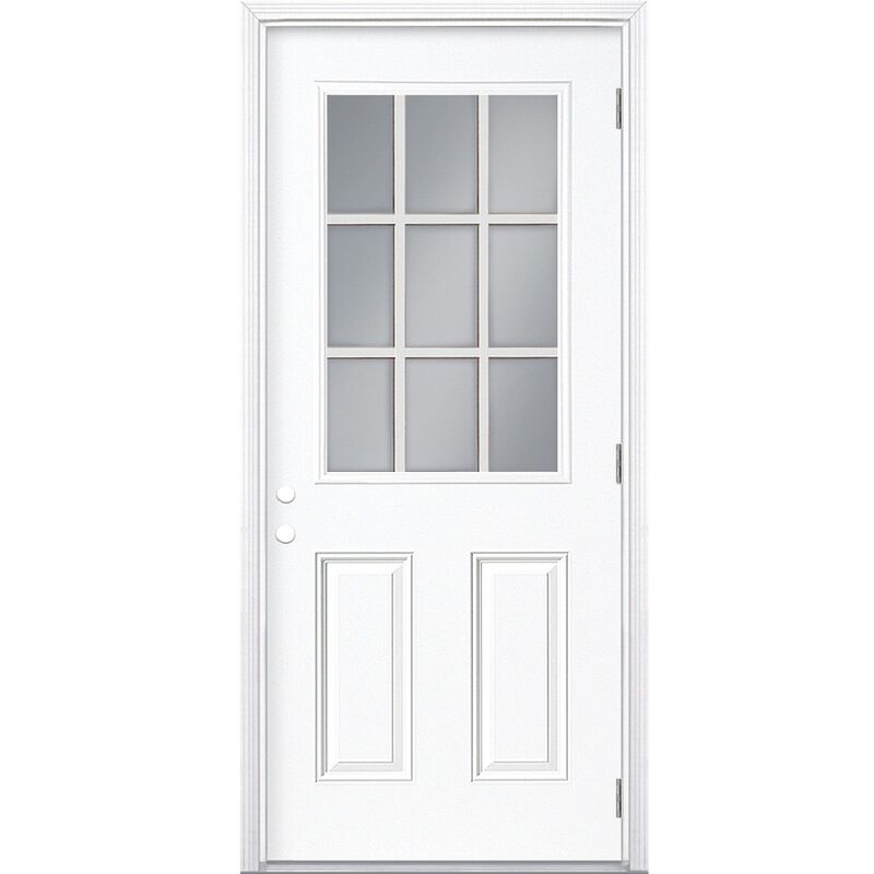 Steel Entry Door Right Hand 32 In X 80 In Stine Home Yard The Family You Can Build Around