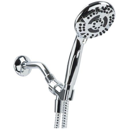 OakBrook Chrome PVC 5 settings Handheld Showerhead 1.8 gpm