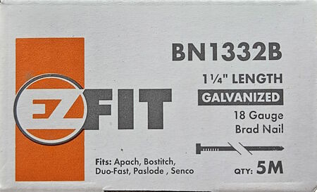 Nail EZ 1-1/4 Fin 18ga Str EG