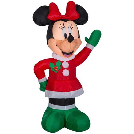 Disney Airblown LED Minnie in Winter Outfit 4 ft. Inflatable