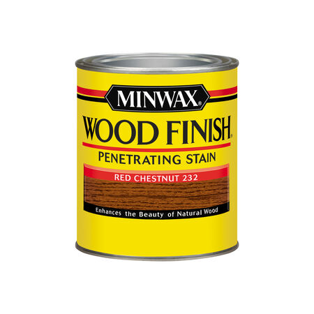 Minwax Wood Finish Semi-Transparent Red Chestnut Oil-Based Penetrating Wood Stain 1 qt