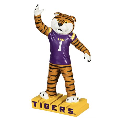 Evergreen LSU Tigers Tiki Totem Garden Statue