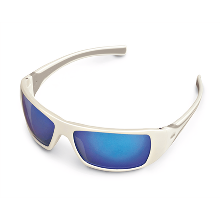 Glasses White Ice Blu Mirror