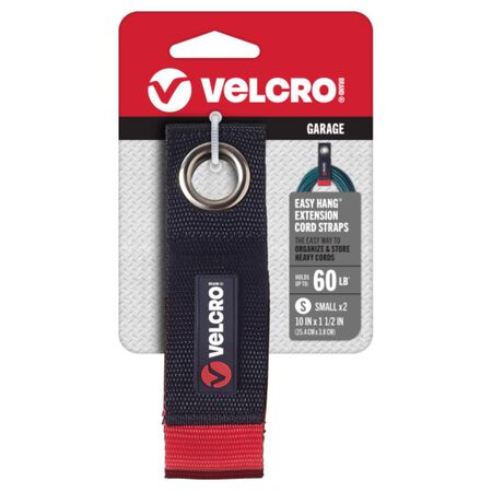 VELCRO Brand Easy Hang Nylon/Steel/Hook and Loop Enclosure Extension Cord Storage Strap 60 lb. cap.