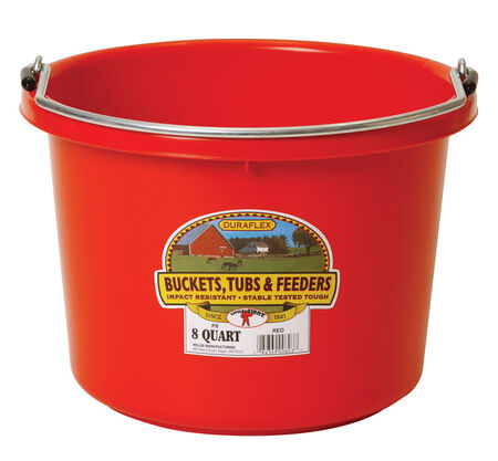 Miller 8 qt. Pail Red