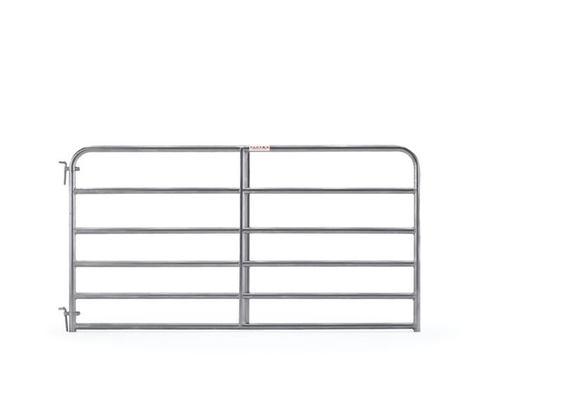 8' 6bar economy galvanized tube gate, 1 3/4" 20 gauge Zbrace Stine