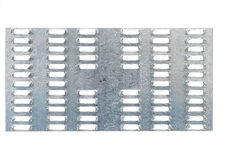 Simpson Strong-Tie 6 in. H Galvanized Mending Plate Galvanized Steel