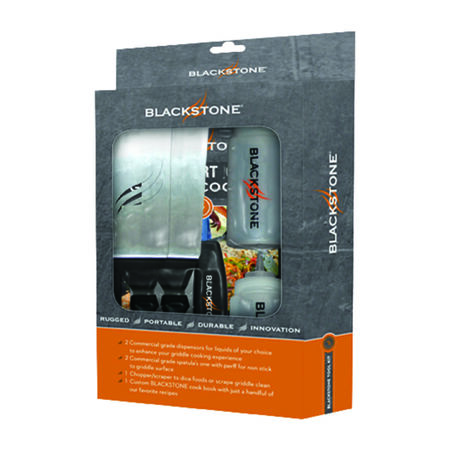 Blackstone Aluminum Black/Silver Grill Tool Set 6 pc