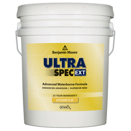 Benjamin Moore Ultra Spec Flat Base 1 Paint Exterior 5 gal