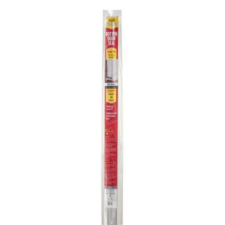 M-D Clinch White Vinyl Seal For Doors 36 in. L X 1.75 in.