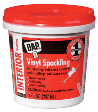 DAP Vinyl Ready to Use Spackling Compound 8 oz.