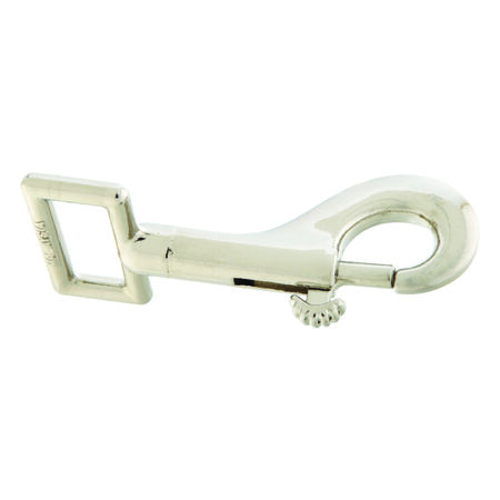 Campbell 1 in. D X 3-1/16 in. L Nickel-Plated Zinc Rigid Bolt Snap 40 lb