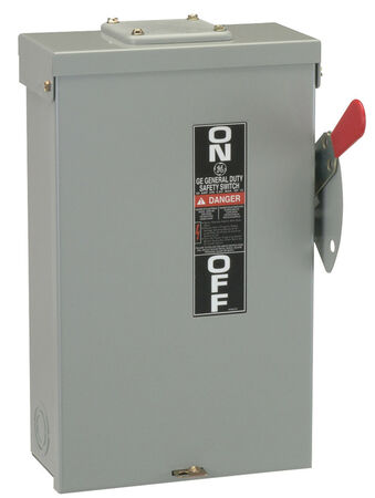 GE Fusible/Double Pole 60 amps Fuse Safety Switch