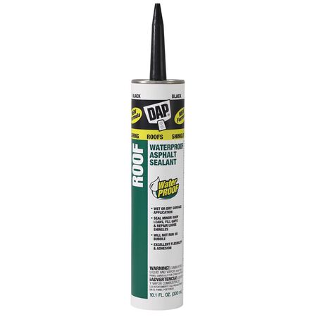 DAP Low Luster Black Asphalt Roof Sealant 10.1 oz