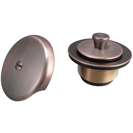Keeney Lift N Turn Bath Drain Trim Kit Metal