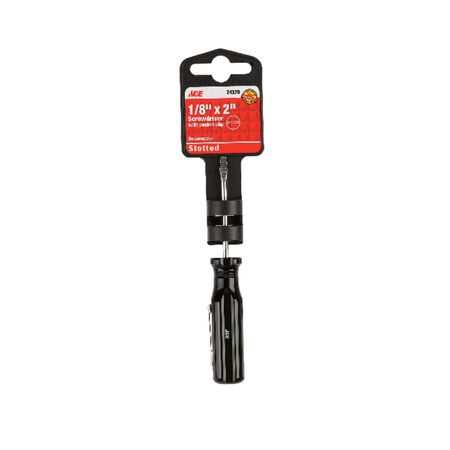 Ace 1/8 in. X 2 in. L Slotted Screwdriver 1 pc