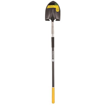 John Deere 59 in. Steel Round Digging Shovel Fiberglass Handle