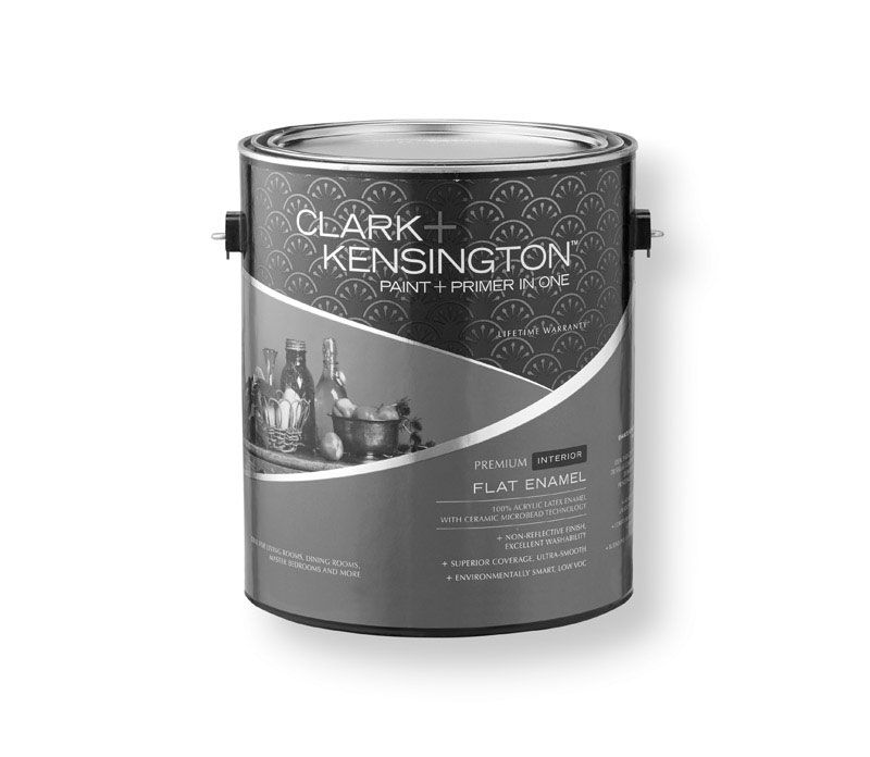 Ace Clark+Kensington Flat Enamel Ultra White Base Acrylic Latex Paint