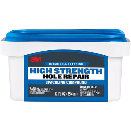 3M CC-12-DT High Strength Hole Repair , Color Changing Spackling Compound, 12 fl oz, 12/case